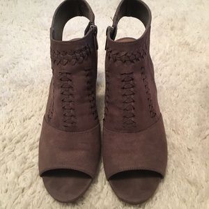 Ruff Hewn “Pia” Peep-Toe Bootie